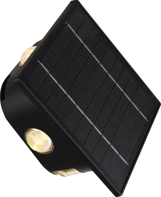 Produktbild von Globo Solarleuchte Kunststoff Schwarz, 1Xled LED Solarleuchte 0,50W CCT IP54 Schwarz 13,1cm 36494