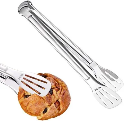 Immagine prodotto di Pinze da barbecue in acciaio inossidabile da 28,5 cm per barbecue e cucina