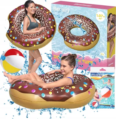 Produktbild von Bestway | Luftmatratzen - Aufblasbares Donut-Kreuzfahrtschiff - XXXL - Braun - Ideal für Kinder und Erwachsene - Wasservergnügen