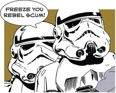 Produktbild von Poster Star Wars Classic Comic Stormtrooper 50x40 cm