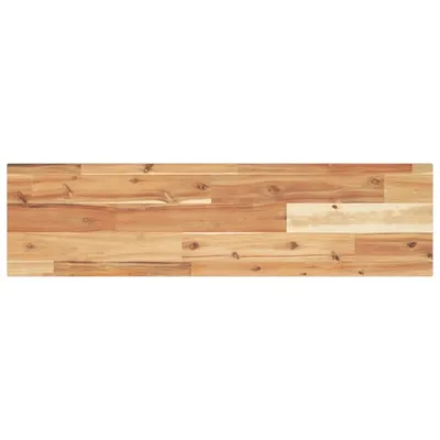 Immagine prodotto di Piano del tavolo rettangolare 80x20x2 cm in legno massiccio di acacia