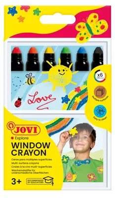 Zdjęcie produktu dla Jovi Gel Crayons For Glass Woski 6 szt.