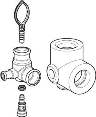 Produktbild von Geberit 61276 Mapress Anschlussset