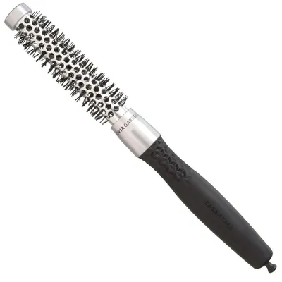 Imagen del producto de Olivia Garden Essential Blowout: Cepillo para el cabello plateado, 15 mm