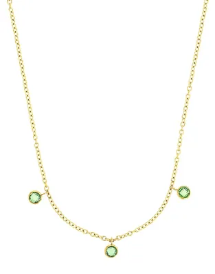 Obrázek produktu pro Náramek "Amor" s přívěskem, ocel, dámské šperky, s syntetickým zirkonem, délka 40 + 2 + 3 cm