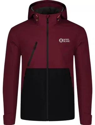 Zdjęcie produktu dla Wodoodporna kurtka męska NORDBLANC OVERLOOK NBSSM8315 BURGUNDIA rozmiar: XXL