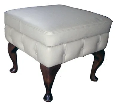 Obrázok produktu pre Kreslo Chesterfield, odkladacia stolička, taburet, pohovka, kožená sedacia súprava