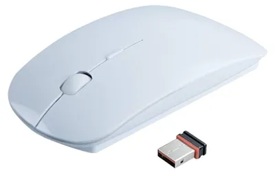 Image de APM France 10010 : Souris optique, sans fil, blanche