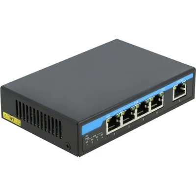 Obrázek produktu pro DeLOCK Gigabit Ethernet Switch 4 Port PoE + 1 RJ45, Gigabit Ethernet (10/100/1000), Podpora napájení po Ethernetu (PoE)