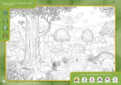 Obrázek produktu pro Pokémon: Mein großes Wimmel-Malbuch - Willkommen in Paldea!