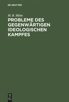 Produktbild von Probleme des gegenwärtigen ideologischen Kampfes