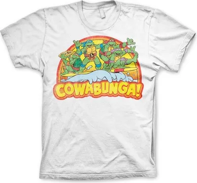 Produktbild von TMNT - Cowabunga T-Shirt - Large - White
