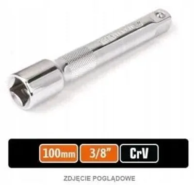 Produktbild von TEGER Verlängerung für Stecknüsse 3/8 Zoll 100 mm CRV