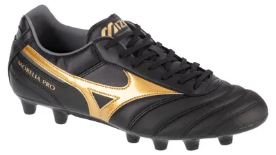Produktbild von Mizuno - Herren Fußballschuhe mit festem Boden "Morelia II Pro", Vollnarbenleder PP6806 (45,5 EU) (Schwarz)