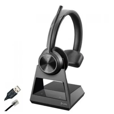 Zdjęcie produktu dla HP Poly Jednouszny zestaw słuchawkowy Poly Savi 7310 Office DECT 1880–1900 MHz, Bezprzewodowy, 20 - 20000 Hz, Biuro/centrum telefoniczne, 118 g, Zestaw słuchawkowy, Czarny