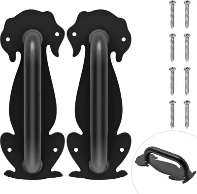 Immagine prodotto di Trekgreep per porta scorrevole - robusto e versatile - nero - 13,5 cm