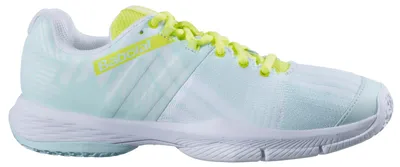 Image de Chaussures de padel Babolat Sensa Tennis Chaussures de sport turquoise/jaune/blanc 31F23757-4115, Pointure:40.5 EU