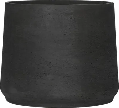 Produktbild von Pflanzgefäß Jumbo Patt Black Washed Ø23xH19cm Blumentopf in Beton-Optik Übertopf