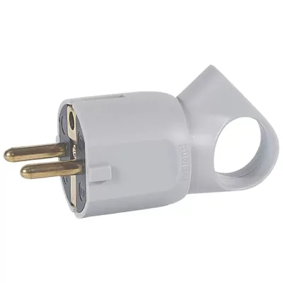 Immagine prodotto di Spina Legrand con interruttore a scatto Colore: Grigio 050324