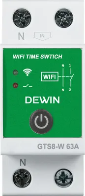 Produktbild von GTS8-W 63A Intelligenter WLAN Zeitschalter für Smart Home, kabelloser Fernsteuerungsschalter mit Tuya APP
