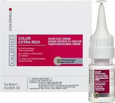 Zdjęcie produktu dla Goldwell Dualsenses Color Extra Rich Color Lock Serum serum do włosów farbowanych 12 x 18 ml