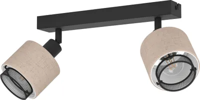 Produktbild von ROSLEY Spot - L31 x B9 x H18,5 cm - schwarz - 2X40W exkl. - IP20