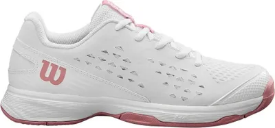 Productafbeelding van Wilson Rush Pro Lite Allcourt schoenen, wit, EU 33 1/3, jongens/meisjes. Wit, EU 33 1/3