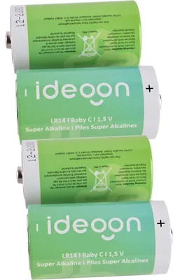 Produktbild von 4er-Set Premium Batterien Typ C Baby - LR14 Alkaline 1,5V - Langlebige Energiequelle für Haushalt, Spielzeug und Taschenlampen