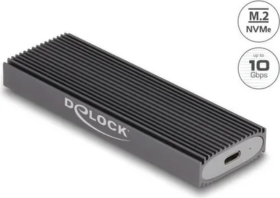 Produktbild von DELOCK Externes USB Type-C M.2 NVMe PCIe oder SATA SSD