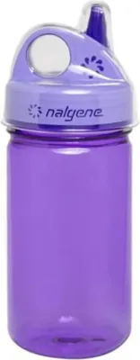 Produktbild von Nalgene Kinderflasche 'Grip-n-Gulp', 0,35 L mit Deckel violett