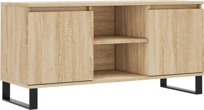 Produktbild von vidaXL TV-Schrank Sonoma-Eiche 104x35x50 cm Holzwerkstoff