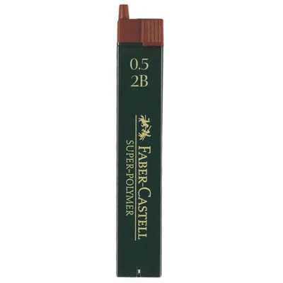 Produktbild von FABER-CASTELL Druckbleistift Minen Super Polymer 9065 S 2B 12 Minen 0,5 mm