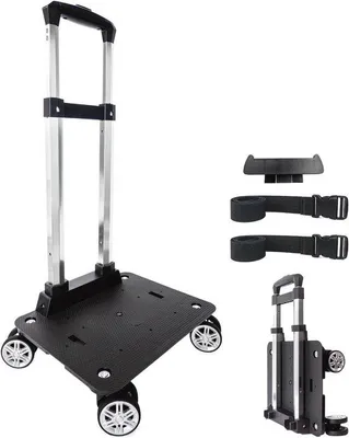Productafbeelding van Opvouwbare Rugzak Trolley met Wielen voor Reizen en Bagage