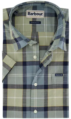 Produktbild von Barbour Hemd Regular Fit grün mit Brusttasche