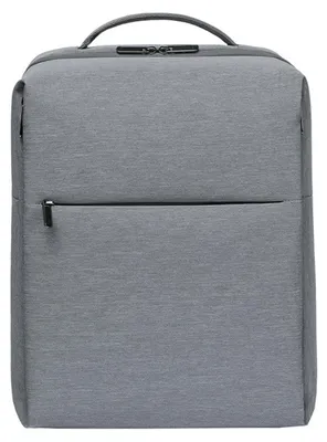 Obrázek produktu pro Světle šedý, minimalistický městský batoh přes rameno, batoh na notebook, školní batoh, módní business batoh