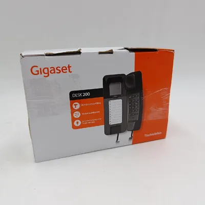 Produktbild von Gigaset Desk 200 Telefon platzsparend elastisches Kabel 10 m Schnurgebunden tischtelefonisch; Funktionalität