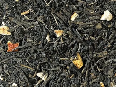 Produktbild von 1 kg Grünteemisch. China Sencha entkoffeiniert Earl Grey aromatisiert