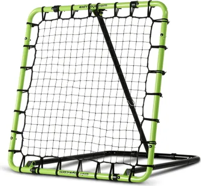 A rebounder for sports training, shown against a white background.