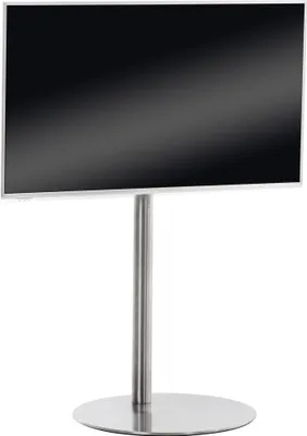 Produktbild von CLP TV Standfuß universal 55 65 75 Zoll, VESA 100x100 bis 600x400, eckig edelstahl rund