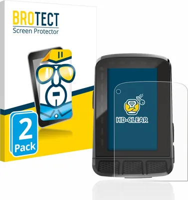 Produktbild von 2x Für Wahoo Elemnt Roam 2 Schutzfolie BROTECT Displayschutz Display Schutz Folie Klar Transparent