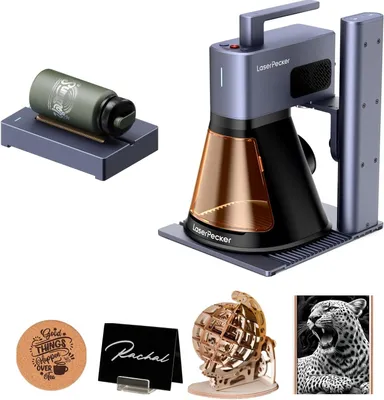 Imagen del producto de Láser de grabado de alta potencia - 10W - Módulo Spintrack - Capacidad de corte: 6 mm - Ideal para madera y acrílico
