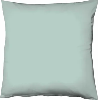Produktbild von Fleuresse Mako-Satin-Kissenbezug uni colours aqua 6078