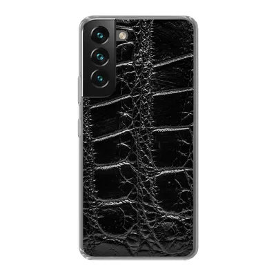 Produktbild von MuchoWow® Handyhülle Schutzhülle Hülle für Samsung Galaxy S22 Tiermuster - Krokodile - Leder Silikon Softcase Handy Hülle - Mobiltelefonhülle