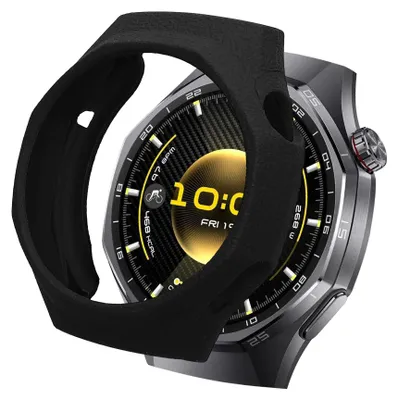 Produktbild von kwmobile Schutzhülle kompatibel mit Huawei Watch GT6 Pro 46mm Hülle - Fitness Tracker Case aus TPU - Soft Smartwatch Case Schwarz