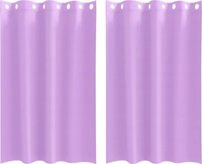 Zdjęcie produktu dla vidaXL Zasłony zaciemniające z pierścieniami 2 szt. fioletowe 175 x 140 cm