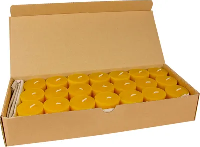 Produktbild von Kerzenfarm Teelichter - Bienenwachs - 42 Stück