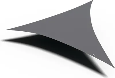 Produktbild von Dreamsail Sonnensegel 3-Eck, grau Bezug aus 220g/m² Polyester, Polyurethanbeschichtet, 500x500x500 cm