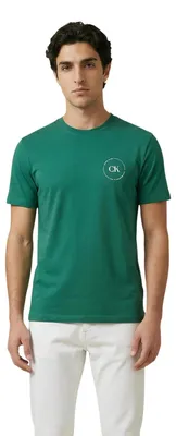 Produktbild von Calvin Klein Jeans Herren T-Shirt Grün 507840 : Größe - L Größe: L