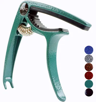 Imagen del producto de Ceja para guitarra, cambio rápido, aleación de zinc, ligera, para guitarras acústicas y eléctricas