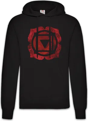 Produktbild von Urban Backwoods Chakra Muladhara Root, Herren Hoodie, Farbe: Schwarz, Größe: M